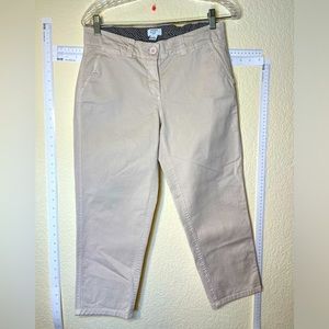 Crown & Ivy Cream Charlotte Pants Size 4P